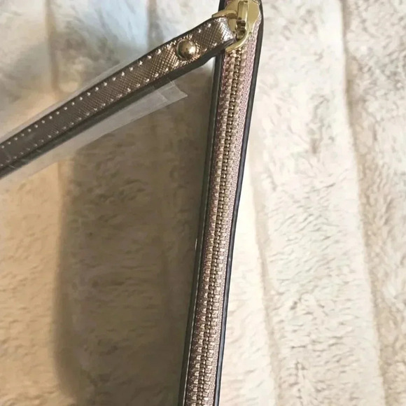 New W Tags KATE SPADE NY Wallet Wristlet Clutch Rose Gold Leather 98689249028 - Picture 5 of 5